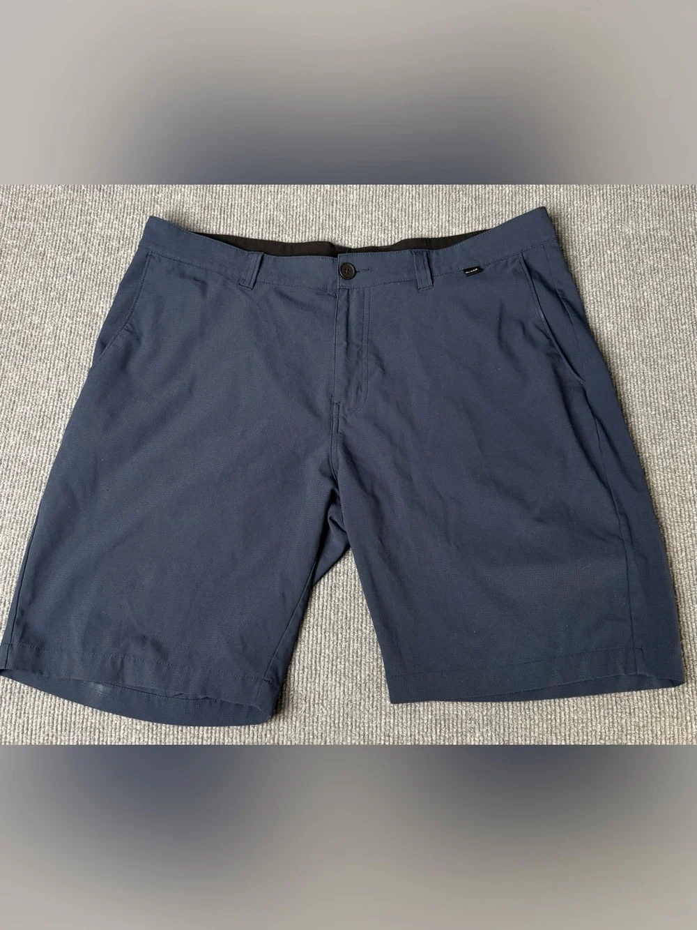 TravisMathew Shorts Mens 40 Navy Blue Golf Performance Stretch 9” Inseam